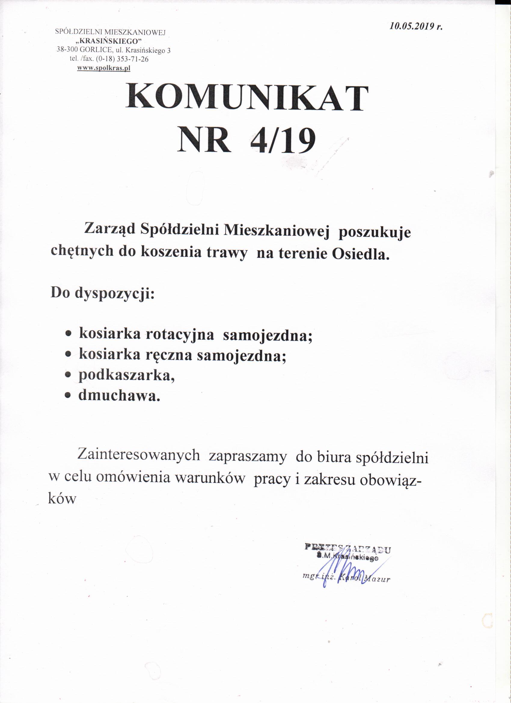  Pracownik