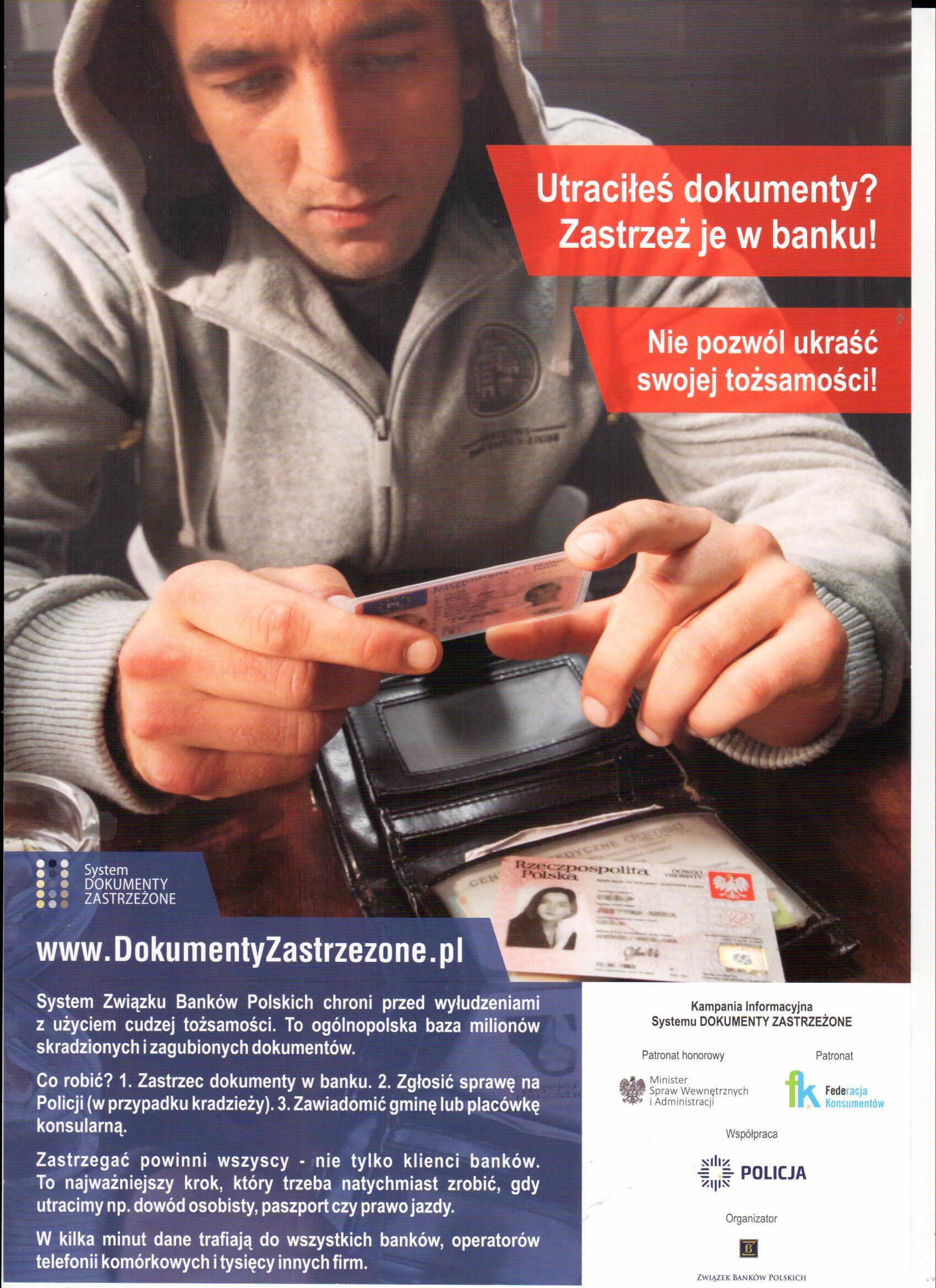  utracie dokument